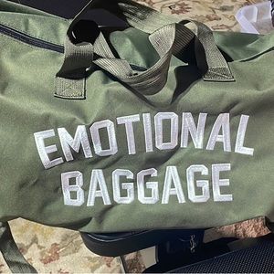 Assholes Live Forever Duffel “emotional baggage” NWOT